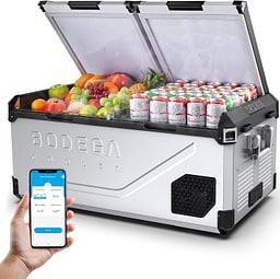 BODEGA 79QT Dual-Zone 12V Car Refrigerator (Model M75) product image