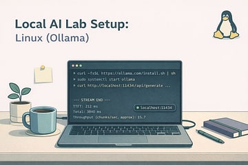 Linux setup overview for running Ollama as a local LLM service