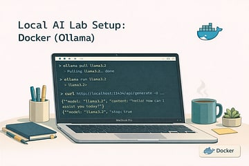 Docker setup overview for running Ollama as a local LLM service