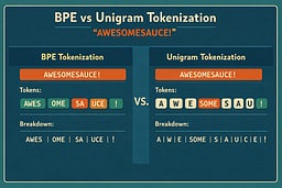 Diagram comparing word boundaries to tokenizer subword token boundaries