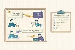 A humorous incident board showing conflicting guesses vs the need for metrics.
