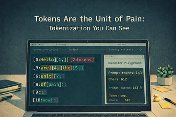 Tokens are the unit your model uses to tax your prompt. We’re going to make that tax visible.
