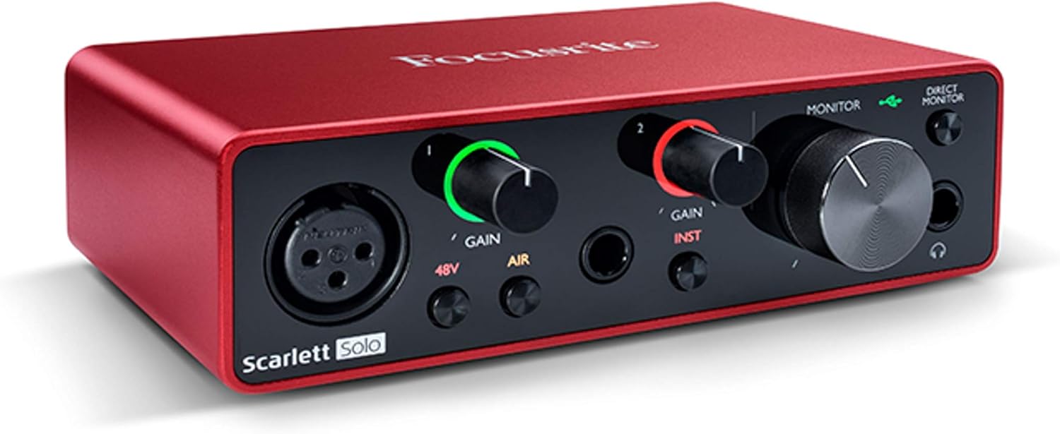 Focusrite Scarlett Solo 3rd Gen USB Audio Interface product image
