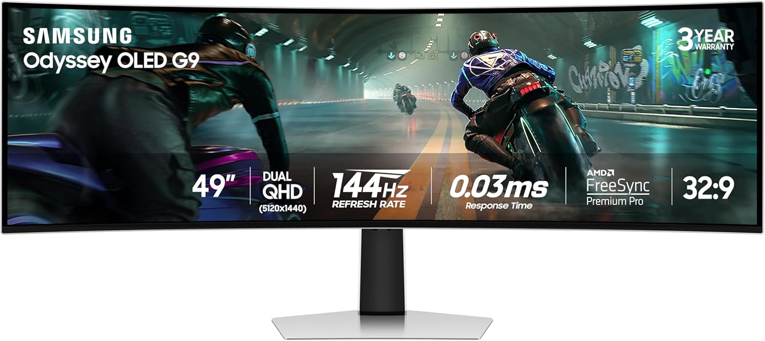 Samsung Odyssey G9 UltraWide Monitor (49-Inch) product image